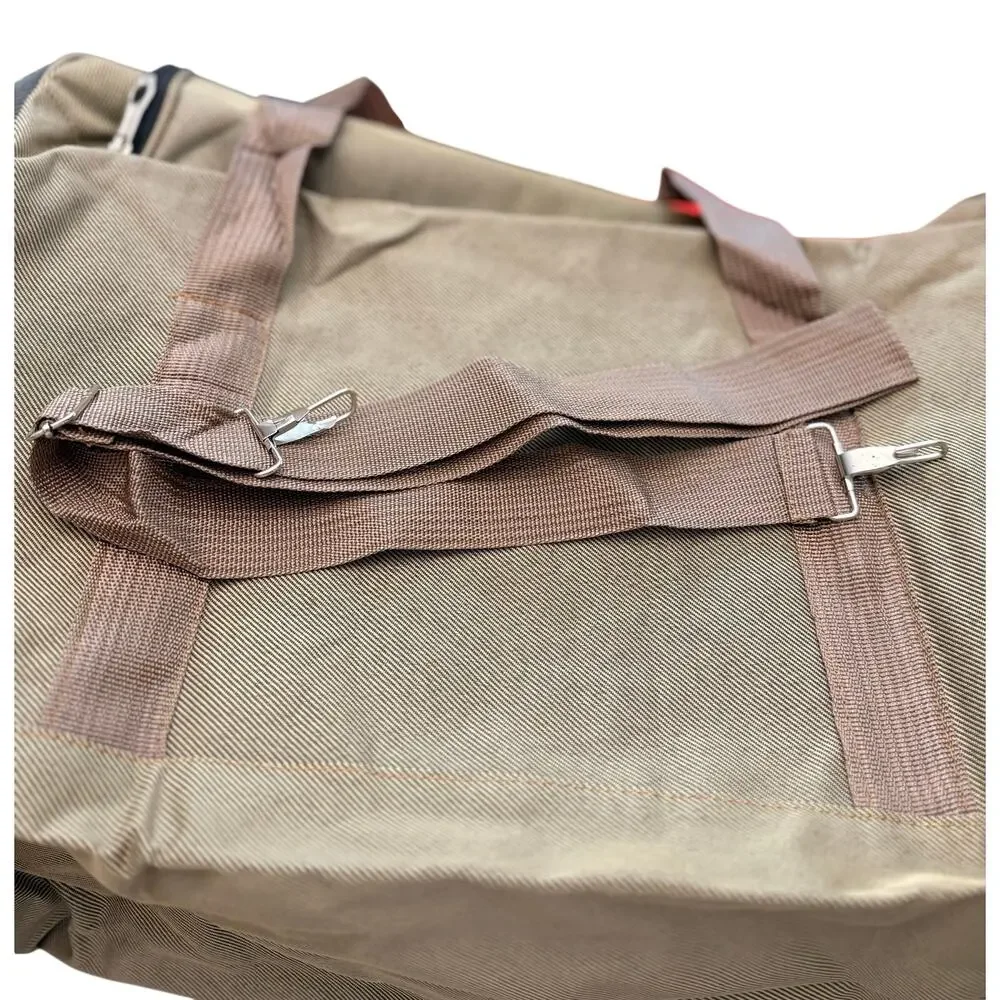 Weidiweisaer khaki multi-use, large capacity foldable travel duffle bag NWOT